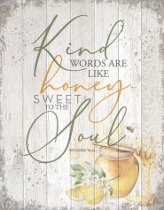 Wall Plaque-Timberland Art 11.75X15-Kind Words