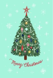 Boxed Card-Christmas-Merry Christmas-Video Greetings (Box Of 10)