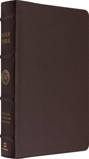 ESV Heirloom Bible, Scriptura Sacra: Personal Size Reference Edition (Calfskin, Mahogany)