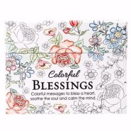Colorful Blessings Adult Coloring Cards (Box Of 44)
