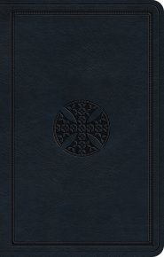 ESV Premium Gift Bible (TruTone, Navy, Mosaic Cross Design)