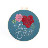 Be Still Embroidery Kit - 20.5cm