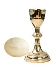 Gold Plated Chalice H 25 cm