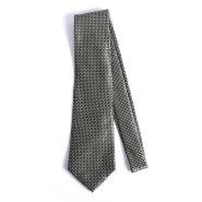 Green Cross Polyester Tie