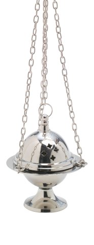 Nickel Plated Thurible H 11 cm