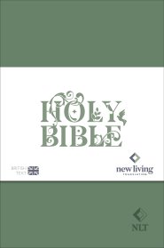 NLT Holy Bible, Sage Green Flexiback, Leather-Feel, Debossed Detailing, British Text, NLT New Living Translation, Flexiback, Standard size