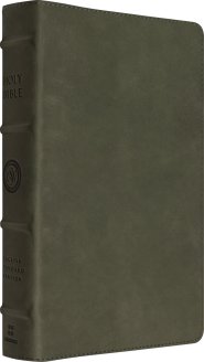 ESV Heirloom Bible, Scriptura Sacra: Personal Size Reference Edition (Cowhide, Tuscan Green, Full Yapp)