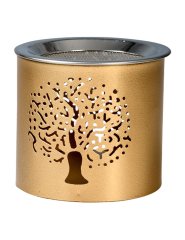 Gold Iron Incense Burner H 6 cm