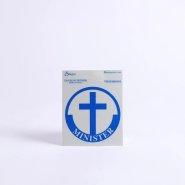 Minister Scotch Reflective Sticker - Pack of 6