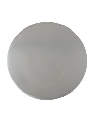 Matt Stainless Steel Candle Plate D 14 cm