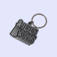 Jesus Is The Light Keyring - Pack of 4