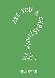 Are You a Christian?: Many Opinions, One Truth