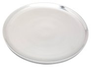 Polished Aluminium Candlestick Plate D 17 cm