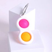 Peace Popper Key Chain Assorted Colours