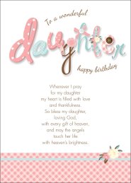 Happy Birthday - Daughter