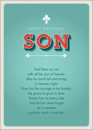 Happy Birthday - Son