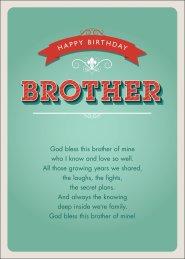 Happy Birthday - Brother