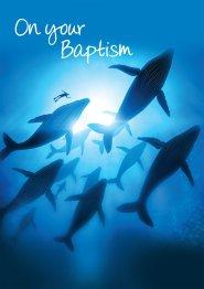 On Your Baptism - Whales (Adult)-Standard Card