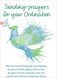 Sending Prayers For Your Ordination - Dove - Standard Card