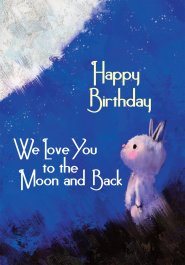 Happy Birthday - Moon And Back