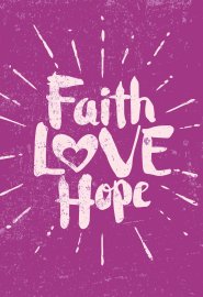 Faith Love Hope - Purple