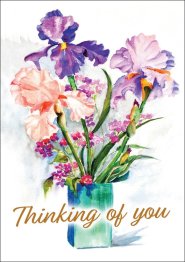 Thinking Of You - Flower Faces Std Card Gloss (6 Pack)