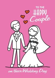 Happy Couple - Pink Std Card Gloss (6 Pack)