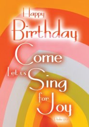 Happy Birthday - Words 6pk