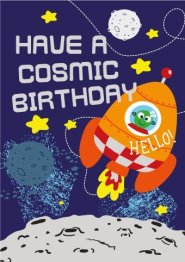 Cosmic Birthday - Foil Textured Std