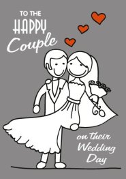 To The Happy Couple - Wedding Foil Gloss Std