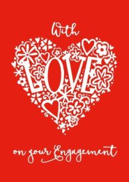 With Love - Engagement Pink Foil Gloss Std