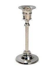 Nickel Plated Candle Holder H 16 cm