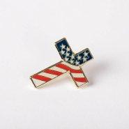 Lapel Pin Cross Of America Pack of 6