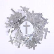 God Loves You Silver Pocket Cross - Pack of 50