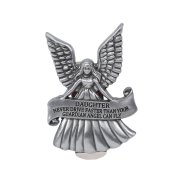 Never Drive Faster Daughter Angel Visor Clip - Pack of 4
