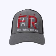 FR Faith That's For Real Grey Cap