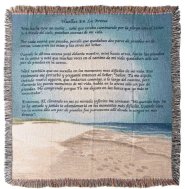 Spanish Throw-Footprints In The Sand-Tapestry (50" x 60")