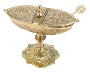 Classic Incense Boat H 13 cm