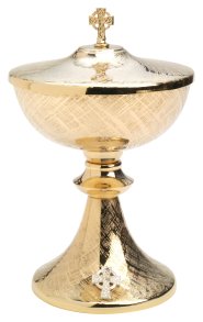 Gold Plated Ciborium H 23 cm