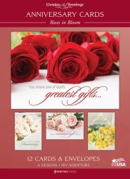 Roses in Bloom Boxed Cards (Pack of 12)