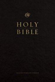 ESV Pew and Worship Bible, Large Print (Hardcover, Black)