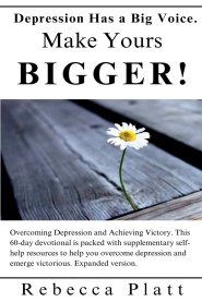 Depression Has a Big Voice. Make Yours Bigger!