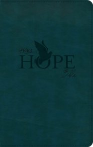 CSB Here's Hope Bible, Dark Teal Leathertouch