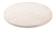 Light Wood Candle Plate D 12 cm