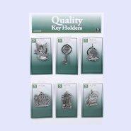 Assorted Modern Keychains - Pack of 24
