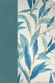 CSB Notetaking Bible, Teal Floral, Zipper Edition