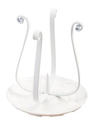 Iron White Candle Holder H 11.5 cm