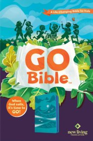 NLT GO Bible for Kids  (LeatherLike, Teal Ocean)