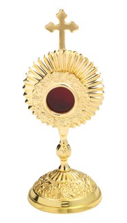 Gold Plated Reliquary H 17 cm