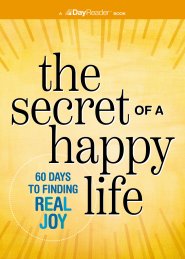 The Secret of a Happy Life